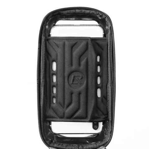 Rockbros Sakwa rowerowa Rockbros B68 na ramę pancerna z kieszonką na telefon i pokrowcem 1.7l - czarna Rockbros Sakwa rowerowa Rockbros B68 na ramę pancerna z kieszonką na telefon i pokrowcem 1.7l - czarna