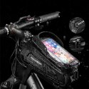 Rockbros Sakwa rowerowa Rockbros B68 na ramę pancerna z kieszonką na telefon i pokrowcem 1.7l - czarna