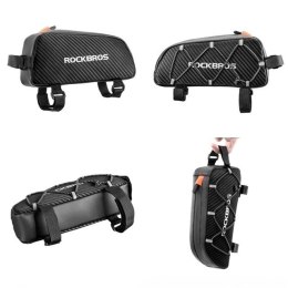 Rockbros Torba Rockbros 039BK rowerowa na ramę 1 l z plecionką - czarna