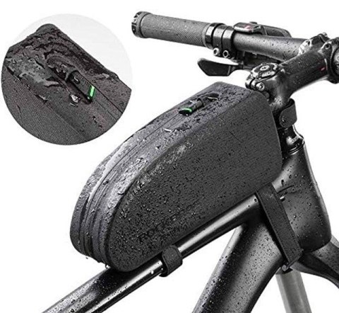 Rockbros Torba Rockbros AS-019-1 rowerowa na ramę wodoodporna 1.6 l - czarna Rockbros Torba Rockbros AS-019-1 rowerowa na ramę wodoodporna 1.6 l - czarna