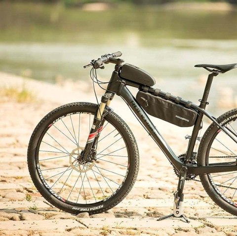Rockbros Torba Rockbros AS-019-1 rowerowa na ramę wodoodporna 1.6 l - czarna Rockbros Torba Rockbros AS-019-1 rowerowa na ramę wodoodporna 1.6 l - czarna