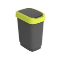 Rotho Rotho kosz na śmieci obrotowy TWIST limonkowy 50L