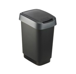 Rotho Rotho kosz na śmieci obrotowy TWIST srebrny 50L