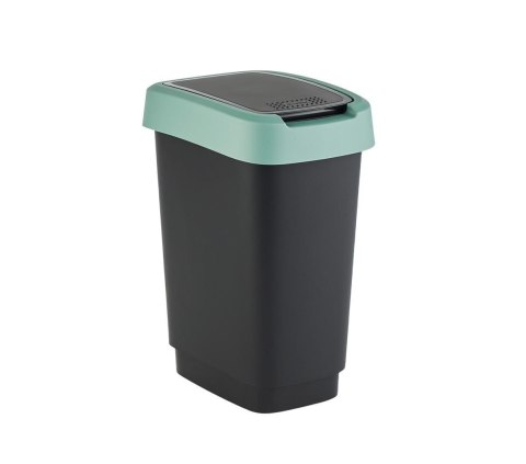 Rotho Rotho kosz na śmieci obrotowy TWIST zielony 50L Rotho Rotho kosz na śmieci obrotowy TWIST zielony 50L