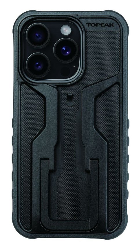 TOPEAK TOPEAK POKROWIEC RIDECASE FOR iPHONE 15 PRO BLACK/GRAY TOPEAK TOPEAK POKROWIEC RIDECASE FOR iPHONE 15 PRO BLACK/GRAY