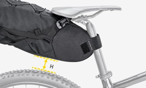 TOPEAK Torba rowerowa podsiodłowa TOPEAK BACKLOADER black (15 litrów) TOPEAK Torba rowerowa podsiodłowa TOPEAK BACKLOADER black (15 litrów)
