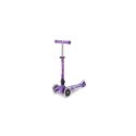 Micro Micro hulajnoga składana Mini DELUXE LED Purple