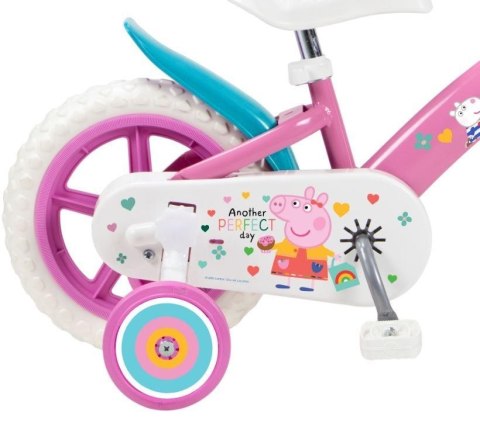 TOIMSA Rower dziecięcy 12" Świnka Peppa różowa 1195 Pink TOIMSA Rower dziecięcy 12" Świnka Peppa różowa 1195 Pink