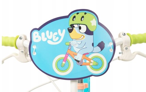 TOIMSA Rower dziecięcy TOIMSA Bluey 12" Błękitno-limonkowy TOIMSA Rower dziecięcy TOIMSA Bluey 12" Błękitno-limonkowy
