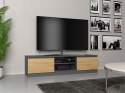 TOP E SHOP Szafka RTV 140x40xH36 antracyt/artisan