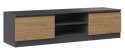 TOP E SHOP Szafka RTV 140x40xH36 antracyt/artisan