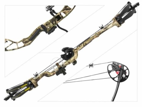 POE LANG Łuk bloczkowy Poe Lang EK HUNGER REX camo 28", 20-65LBS, 250 FPS (CO-029F) POE LANG Łuk bloczkowy Poe Lang EK HUNGER REX camo 28", 20-65LBS, 250 FPS (CO-029F)