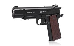RANGER Pistolet wiatrówka RANGER 1911 M45A1 CQBP k.4,5BBs 21-strz. METAL SLIDE KWC