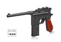 RANGER Pistolet wiatrówka RANGER M712 Broomhandle FULL AUTO BLOWBACK k.4,5BBs 19-strzał. KWC
