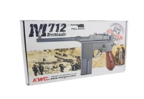 RANGER Pistolet wiatrówka RANGER M712 Broomhandle FULL AUTO BLOWBACK k.4,5BBs 19-strzał. KWC RANGER Pistolet wiatrówka RANGER M712 Broomhandle FULL AUTO BLOWBACK k.4,5BBs 19-strzał. KWC
