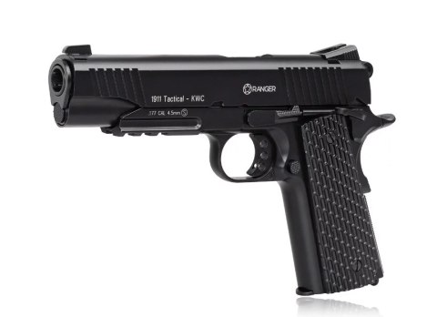 RANGER Wiatrówka pistolet RANGER 1911 Tactical KWC kal. 4,5 BBs BLOW BACK 17 strz. FULL METAL CO2 (AAKCMB770AZB) RANGER Wiatrówka pistolet RANGER 1911 Tactical KWC kal. 4,5 BBs BLOW BACK 17 strz. FULL METAL CO2 (AAKCMB770AZB)