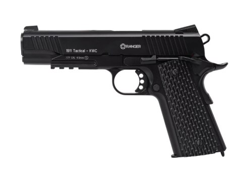 RANGER Wiatrówka pistolet RANGER 1911 Tactical KWC kal. 4,5 BBs BLOW BACK 17 strz. FULL METAL CO2 (AAKCMB770AZB) RANGER Wiatrówka pistolet RANGER 1911 Tactical KWC kal. 4,5 BBs BLOW BACK 17 strz. FULL METAL CO2 (AAKCMB770AZB)