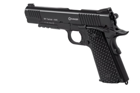 RANGER Wiatrówka pistolet RANGER 1911 Tactical KWC kal. 4,5 BBs BLOW BACK 17 strz. FULL METAL CO2 (AAKCMB770AZB) RANGER Wiatrówka pistolet RANGER 1911 Tactical KWC kal. 4,5 BBs BLOW BACK 17 strz. FULL METAL CO2 (AAKCMB770AZB)