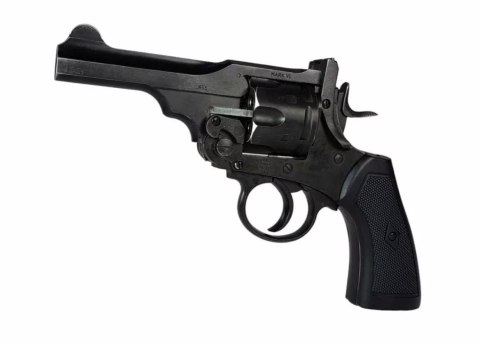 WEBLEY Rewolwer WEBLEY MKVI .455 Police kal.5,5 mm Diabolo łuski 6-strzał. lufa 4" CO2 Battlefield Ekp do17J WEBLEY Rewolwer WEBLEY MKVI .455 Police kal.5,5 mm Diabolo łuski 6-strzał. lufa 4" CO2 Battlefield Ekp do17J