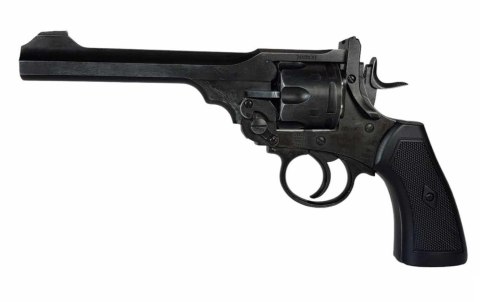 WEBLEY Rewolwer WEBLEY MKVI .455 Service kal.5,5 mm Diabolo łuski 6-strzał. lufa 6" CO2 Battlefield Ekp do17J WEBLEY Rewolwer WEBLEY MKVI .455 Service kal.5,5 mm Diabolo łuski 6-strzał. lufa 6" CO2 Battlefield Ekp do17J