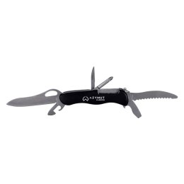 AZYMUT Scyzoryk AZYMUT Karkon - 9 narzędzi + kabura, 113 mm czarny (HK20018)