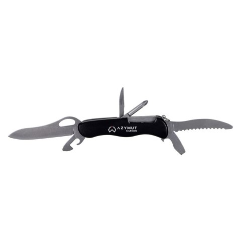 AZYMUT Scyzoryk AZYMUT Karkon - 9 narzędzi + kabura, 113 mm czarny (HK20018) AZYMUT Scyzoryk AZYMUT Karkon - 9 narzędzi + kabura, 113 mm czarny (HK20018)
