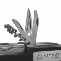 AZYMUT Scyzoryk AZYMUT Tatron - 25 narzędzi + kabura, 90mm czarny ( HK20017BL )