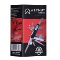 AZYMUT Scyzoryk AZYMUT Tatron - 25 narzędzi + kabura, 90mm czarny ( HK20017BL )