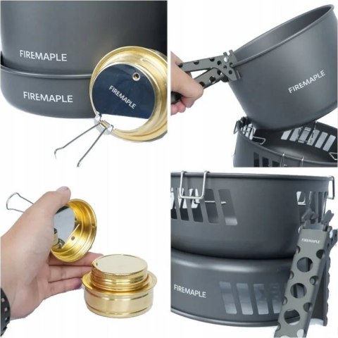 FIREMAPLE Zestaw Fire Maple COOKING KIT W ALCOHOL BURNER FIREMAPLE Zestaw Fire Maple COOKING KIT W ALCOHOL BURNER