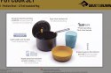 SEA TO SUMMIT Zestaw garnków SEA TO SUMMIT Frontier UL 1P 3 Piece 2L Pot w/ M Bowl and Ins Mug