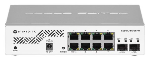 MikroTik Switch Mikrotik CSS610-8G-2S+IN 10p Managed Gigabit/10G MikroTik Switch Mikrotik CSS610-8G-2S+IN 10p Managed Gigabit/10G