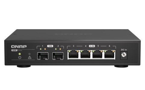 QNAP Qnap QSW-2104-2S, 4 x 2.5GbE, 2x 10GbE SFP+, unmanaged switch QNAP Qnap QSW-2104-2S, 4 x 2.5GbE, 2x 10GbE SFP+, unmanaged switch