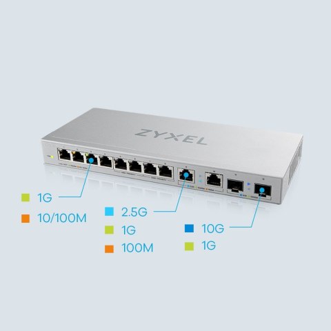 ZyXEL Switch Zyxel XGS1010-12 12p Unmanaged Multigigabit ZyXEL Switch Zyxel XGS1010-12 12p Unmanaged Multigigabit