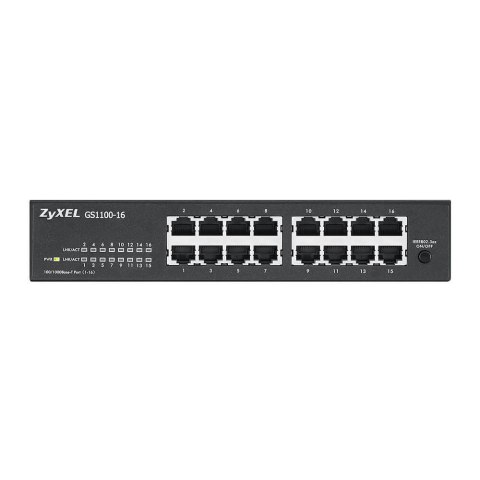 ZyXEL Switch Zyxel GS1100-16 16p Unmanaged Gigabit ZyXEL Switch Zyxel GS1100-16 16p Unmanaged Gigabit