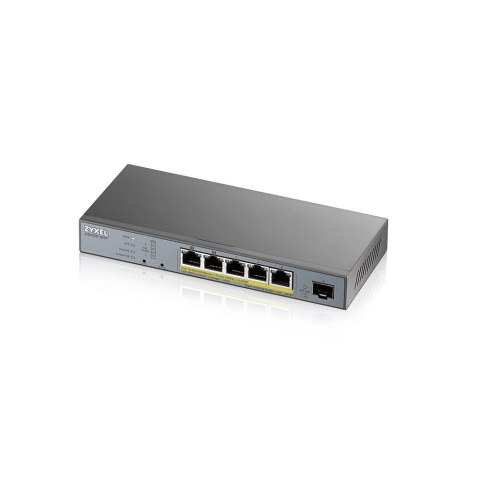 ZyXEL Switch Zyxel GS1350-6HP 6p PoE (PoE+: 3;PoE++: 2) 60W Managed Gigabit ZyXEL Switch Zyxel GS1350-6HP 6p PoE (PoE+: 3;PoE++: 2) 60W Managed Gigabit