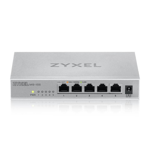 ZyXEL Switch Zyxel MG-105 5p Unmanaged Multigigabit ZyXEL Switch Zyxel MG-105 5p Unmanaged Multigigabit