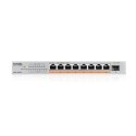 ZyXEL Switch Zyxel XMG-108HP 9p PoE (PoE++: 8) 100W Unmanaged Multigigabit