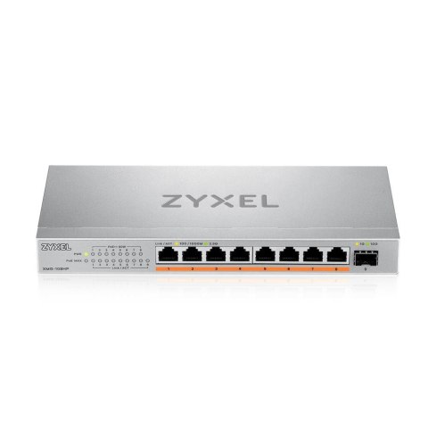 ZyXEL Switch Zyxel XMG-108HP 9p PoE (PoE++: 8) 100W Unmanaged Multigigabit ZyXEL Switch Zyxel XMG-108HP 9p PoE (PoE++: 8) 100W Unmanaged Multigigabit