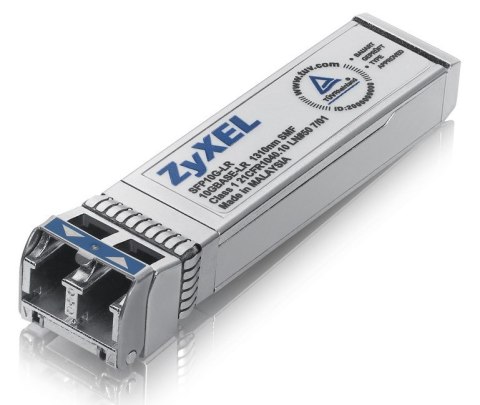 ZyXEL Wkładka SFP+ Zyxel SFP10G-LR 10G Duplex LC SM 10km 1310nm DDMI ZyXEL Wkładka SFP+ Zyxel SFP10G-LR 10G Duplex LC SM 10km 1310nm DDMI