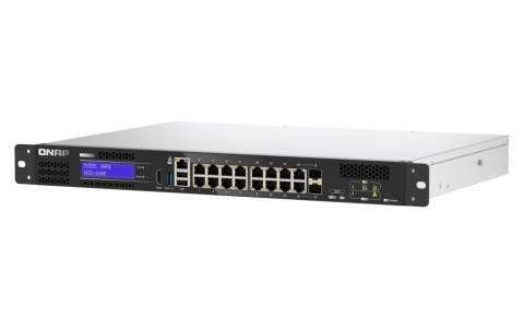 QNAP Qnap QGD-1600-4G, 16x 1GbE, 2x combo 10GbE SFP+/RJ45, Intel Celeron J4115, 4GB, equipped with QTS, 2 X 2.5" SSD/HDD, 2 x PCIe Ge