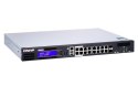 QNAP Qnap QGD-1600P-4G, 16x 1GbE, 2x combo 10GbE SFP+/RJ45, 370W Po, Celeron J4115, 4GB, equipped with QTS, 2 X 2.5" SSD/HDD, 2 x PCI