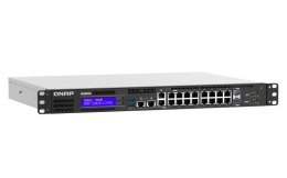 QNAP Qnap QGD-1602P-C3558: 8x 2.5GbE, 8x 1GbB, 2 SFP+ 10GbE, 380W PoE, Intel Atom C3558, 8GB, Equipped with QTS, 2 X 2.5