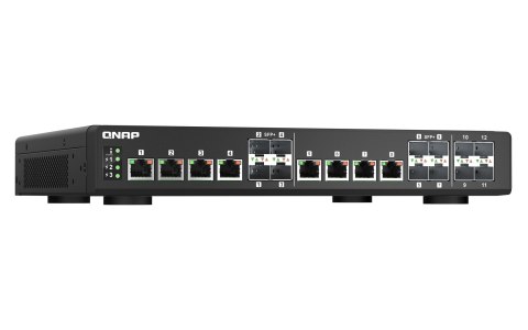 QNAP Qnap QSW-IM1200-8C, 8x combo 10GbE SFP+/RJ45, 4 ports 10GbE SFP+, rack mount/wall mount, managed switch, fan less industrial des QNAP Qnap QSW-IM1200-8C, 8x combo 10GbE SFP+/RJ45, 4 ports 10GbE SFP+, rack mount/wall mount, managed switch, fan less industrial des