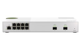 QNAP Qnap QSW-M2108-2S, 8x 2.5GbE, 2x 10GbE SFP+, managed switch