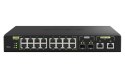 QNAP Qnap QSW-M2116P-2T2S, 16x 2.5GbE, 2x 10GbE SFP+, 2x 10GbE RJ45, Max PoE to 280W, managed switch