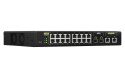 QNAP Qnap QSW-M2116P-2T2S, 16x 2.5GbE, 2x 10GbE SFP+, 2x 10GbE RJ45, Max PoE to 280W, managed switch