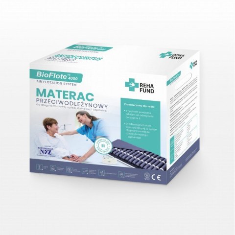 REHA FUND Materac pneumatyczny komorowy, 17 komór CPR REHA FUND Materac pneumatyczny komorowy, 17 komór CPR