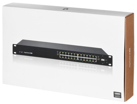 UBIQUITI Switch Ubiquiti EdgeSwitch 24 PoE (250W) 26p PoE ( PoE+: 24;) 220W Managed Gigabit UBIQUITI Switch Ubiquiti EdgeSwitch 24 PoE (250W) 26p PoE ( PoE+: 24;) 220W Managed Gigabit