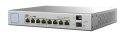 UBIQUITI Switch Ubiquiti UniFi 8 PoE, SFP (Gen1) 10p PoE ( PoE+: 8;) Managed Gigabit (US-8-150W-EU)