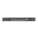 ZyXEL Switch Zyxel GS2220-28HP 28p PoE (PoE+: 24;) 375W Managed Gigabit